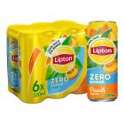 LIPTON ICED TEA ZERO SUGAR PEACH 6X320 ML