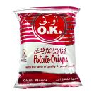 OK CHILLI FLAVOR POTATO CHIPS 30 GMS