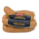 DIET & WATSON CHEDDARWURST - PORK NATURAL CASING 1 LB (CONTAINS PORK)