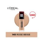 LOREAL MAKEUP INFALLIBLE 24HR FDT 145 BEIGE ROSE