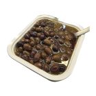 ITALIAN MARCHIGIANA STYLE LECCINO OLIVES BLACK PER KG