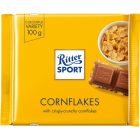 RITTER SPORT MILK CHOCOLATE WITH CORNFLAKES TABLET 100 GMS