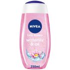 NIVEA WATERLILY AND OIL SHOWER GEL WITH CARING OIL PEARLS AND WATERLILY SCENT 250 ML