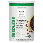 WHOLE SOME ORGANIC SEEDLESS RAISIN CANS 20 OZ