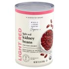 WHOLE SOME ORGANIC BEANS LIGHT RED KIDNEY 15.5 OZ