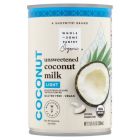 WHOLE SOME ORGANIC UNSWEETENED COCONUT MILK LIGHT 399 ML