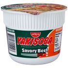 NISSIN MINI YAKISOBA SAVORY BEEF 52 GMS