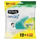 SCHICK EXTRA 2 SENSITIVE (12+6)