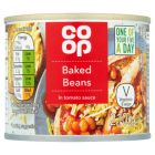 COOP BAKED BEANS IN TOMATO SAUCE 210 GMS