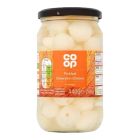 COOP PICKLED SILVERSKIN ONIONS IN VINEGAR 440 GMS