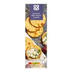 COOP SEA SALT & BLACK PEPPER CRACKERS 185 GMS