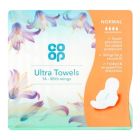 COOP REGULAR ULTRA TOWELS WITH WINGS 14 PKT
