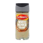 SCHWARTZ WHITE PEPPER GROUND MEDIUM 34 GMS