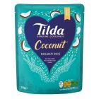 TILDA MICROWAVE COCONUT BASMATI RICE 250 GMS