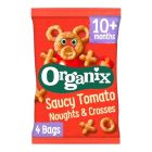 ORGANIX GOODIES SAUCY TOMATO NOUGHTS & CROSSES 4X15 GMS