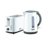 BLACK & DECKER KETTLE 1.7L 220W+750W 2 SLICE BREAD TOASTER