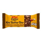 KELLOGGS COCOA CRUNCHY NUT BUTTER BAR HAZELNUT 45 GMS