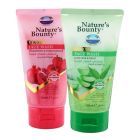 NATURE BOUNTY FACE WASH STRAWBERRY POMEGRANATE 150ML + NEEM ALOE VERA 150ML