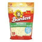 BORDEN MOZZARELLA FINELY SHREDDED LOW MOISTURE PART SKIM CHEESE 8 OZ