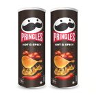 PRINGLES HOT AND SPICY 2X165 GMS 25% OFF
