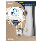 GLADE AUTOMATIC SPRAY HOLDER WITH SHEER VANILLA EMBRACE AIR FRESHENER REFILL 269 ML