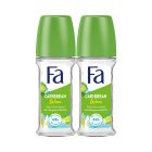 FA DEO ROLL ON CARIBBEAN LEMON 2X50 ML