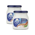 PUCK GLASS CHEESE JAR 2X500 GMS@20% OFF