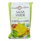 BRAD`S ORGANIC SALSA VERDE CHIPS 9 OZ