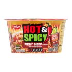 NISSIN RAMEN BOWL HOT & SPICY BEEF 3.2 OZ