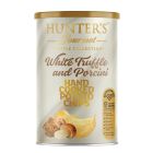 HUNTER'S GOURMET WHITE TRUFFLE AND PORCINI HAND COOKED POTATO CHIPS CAN 150 GMS