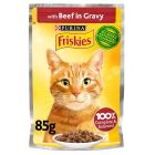 FRISKIES CIG BEEF POUCH 85 GMS