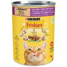 PURINA FRISKIES WET CAT FOOD LAMB AND TURKEY AND VEGETABLES 400 GMS