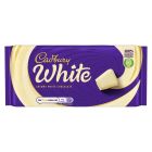 CADBURY WHITE CHOCOLATE BAR 90 GMS