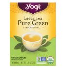 YOGITEA GREEN TEA PURE GREEN ORGANIC 16'S 