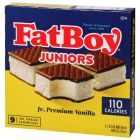 FATBOY ICE CREAM VANILLA JUNIOR SANDWICH 24.75 OZ