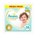 PAMPERS PREMIUM CARE DIAPER S6 MEGA PACK 36'S