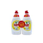 FAIRY LEMON DISH WASH LIQUID 2X400 ML