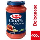 BARILLA BOLOGNESE WITH 100% ITALIAN TOMATOES 400 GMS