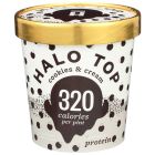 HALO TOP ICE CREAM COOKIES & CREAM 1 PINT