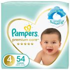 PAMPERS PREMIUM S4 MEGA PACK 54'S