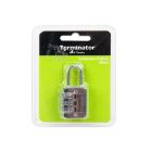 TERMINATOR PADLOCK 20MM COMBINATION 2320 1'S