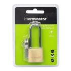 TERMINATOR PADLOCK 30MM LONG SHACKLE COMBINATION 7530 1'S