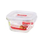 LOCK AND LOCK BOROSEAL 2 HEAT RESISTANT GLASS SQUARE 300 ML 1'S