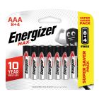 ENERGIZER ALKALINE BATTERY AAA 8+4 FREE