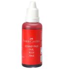 FABER CASTELL STAMP PAD RED INK FABER 30 ML