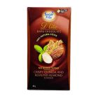 SUGAR FREE D'LITE DARK CHOCOLATE CRISPY QUINOA AND ROASTED ALMONDS 40 GMS