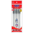 CELLO GRIPPER BALL PEN BLUE AND BLACK 5'S