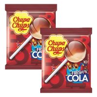 CHUPA CHUPS COLA FLAVOUR LOLLIPOP 2X10'S @10% OFF