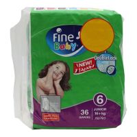 FINE BABY DIAPER JUNIOR JUMBO PACK 36'S 15% OFF