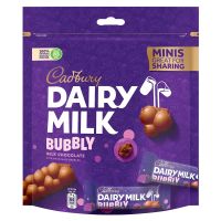 CADBURY DAIRY MILK BUBBLY MINIS 2X168 GMS @15% OFF